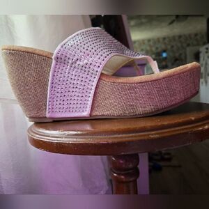 White Volatile Rhinestone Women's Sandals